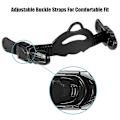 Miniatyrbild 2 av 5: Fins Strap Universal Justerbar Fenor Utbytes Spänne Rem För Dykning black