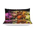 Miniatyrbilde 3 av 5: x254 Five Nights at Freddy's Dynetrekk Mikrofiber Sengetøy Sett 3D Trykt Lettvekt 3-delt Dynesett, 1 Dynetrekk og 2 Putetrekk 135x200cm 53x78in