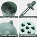 Miniatyrbillede 4 af 4: Ispopform, PBA-fri ispopform, 6-huls plast isform, genanvendelige DIY ispindforme til forberedelse