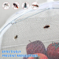 Miniatyrbillede 5 af 5: Foldbar mad net dække flyve anti myg pop-up mad dække paraply måltid grøntsag frugt åndbar dække køkken tilbehør 12inch  32cm