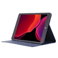 Pikkukuva 4 / 5: Gebei Parallel Lines Nahkainen Automaattinen Herätys/Lepo Tabletin Kotelo iPad 10.2 (2021)/(2020)/(2019) - Blue