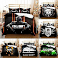 Miniatyrbild 2 av 5: v4962 Sängkläder Call Of Duty Täcke Påslakan 3st Sängkläder Set Örngott Present Sängkläder IU4962 135x200cm 53x78in