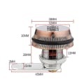 Miniatyrbillede 3 af 3: Kombination Cam Lock Safe Cabinet Skuffe Digital Kode Til Postkasse Nøglefri Black