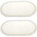 Miniatyrbilde 1 av 5: Kurv Gulv Heklet Tre Kurv Base Heklet Vev Verktøy Selvgjort Gulv Tilbehør (oval) Den Beste