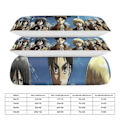 Miniatyrbild 2 av 5: v1026 Attack On Titan Täcke Set Tjockt Mjukt 3 Delars Sängklädesset Året Runt Täcke med 2 Örngott för Vuxna Kvinnor Flickor Tonåringar Hem Rum Deco 135x200cm 53x78in