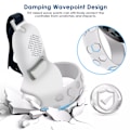 Miniatyrbild 3 av 4: Justerbar Handrem i Läder för Meta Quest 2 Controller Anti-Slip Handband White