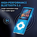 Miniatyrbilde 4 av 5: Bluetooth 5.0 Mp3 / Mp4-spiller med 32 GB minnekort, 1,8'' LCD-skjerm, støtter opptil 128 GB/video/stemmeopptak/FM-radio/e-bokleser/fotovisning Black