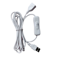 Miniatyrbilde 1 av 5: Universal USB-kabel USB-strømadapter med av/på-bryter Lader Datakabel