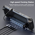 Miniatyrbillede 3 af 5: Docking Station til Steam Deck ROG Ally Type-C til HDMI 60Hz US3.0 100W Hurtig Opladning 6-i-1 USB Dock Gray