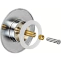 Miniatyrbilde 5 av 5: Badekarpropp, 70 mm, med dobbel tetning, høydejusterbar, universell badekarpropp, vaskventil, herdet messing med kromfinish 70mm