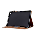 Miniatyrbillede 5 af 5: 10,2 tommer 9./8./7. generations iPad-cover, premium lædercover med S Pen-holder og automatisk sleep/wake-funktion Brown