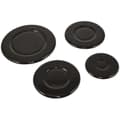 Universell Spishäll Gasbrännarlock 4-delars set 55mm 75mm 100mm LÅNG