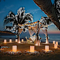 Miniatyrbillede 2 af 2: 50 stk Hvide Luminaryposer, Flammebestandige Lysposer, Sol Design Luminaries Til Bryllup, Fest