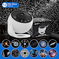 Miniatyrbillede 2 af 2: Nattlys Galaxy Projektor Stjerneklar Himmel Projektor 360 Grader Rotation Planetarium Lampe Til Børneværelse Valentinsdag Gave Bryllup Dekoration
