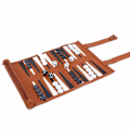 Miniatyrbilde 2 av 5: Backgammon Brettspill Bærbar Backgammonsett for Voksne Reisespill Voksen Rull Design Barn