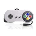 2 pakker USB-controller til Super NES SNES, USB Famicom Controller Joypad Gamepad til bærbar computer Windows PC/MAC/Raspberry Pi Classic