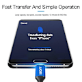 Pikkukuva 3 / 5: ISOFT IS-003B Tiedonsiirtokaapeli Lightning - Micro-USB Datakopiointikaapeli
