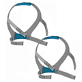 Miniatyrbillede 1 af 5: 2 stk. udskiftningshovedbåndsstropper til F30, hovedbåndsstropper til F30 CPAP-maske med justerbar pasform og magisk tape-design