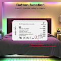 Miniatyrbillede 2 af 5: WLED Strip Controller LED Lys med over 100 Dynamiske Lystilstande DIY WiFi APP Kontrol 800 IC RGB R