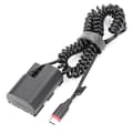Pikkukuva 1 / 5: Type-c Lp E6 E6n Ack-e6 -e6 Dummy Battery&dc Bank Usb -kaapeli malleille 6d 7d 60d 70d 80d 90d R R5 R6 Mark