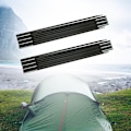 Miniatyrbild 4 av 5: Universell trampolin fiberglasstång, används för att ersätta toppstång/metallring - 2 lock [total längd 3,2 meter] 7 sektioner Single tent
