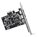 Miniatyrbillede 3 af 4: PCIE PCI-E FIREWIRE IEEE 1394 3 PORT FIRE WIRE CONTROLLER KORT TIL STATIONÆR PC