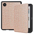 Miniatyrbillede 1 af 5: Caster Læder Etui Til KOBO Clara Colour / BW Rose Gold