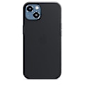 Miniatyrbillede 1 af 3: Læder Telefon Cover til iPhone 13 Læder Cover med Magsafe Midnight Black