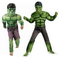 Marvel Avengers Kostyme Hulk Barn Alder 3-8 Gutter Kostyme Maske Muskel Drakt M