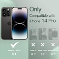 Miniatyrbild 2 av 6: iPhone 14 Pro Silikonskal, för 6,1 tum (ungefär 6,1 cm), Silkeslen Mjuk Känsla Fullständigt Skydd, Stötsäkert Skyddsfodral, med Mikrofiberfoder Pine Green