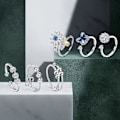 Miniatyrbilde 4 av 5: 6 stk. Fidget-ringer for angstlindring, justerbart ringsett, justerbare ringer, fidget-ringer, perlearmbånd for kvinner 6pcs