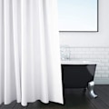Miniatyrbilde 2 av 4: Enkel Dusjforheng i Stoff - Hvit 180 X 220 Cm - Ekstra Lang