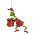 Miniatyrbillede 3 af 5: 6 stk Sjove Grinch Juletræspynt Festfavoritter, Akryl Flade Hængende Juletræspynt Hjem Bil Rygsæk Vedhæng Gave Til Børn