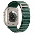 Miniatyrbilde 1 av 5: Stropp for Alpine Loop Nylon Armbånd correa iwatch Series Ultra 8 SE 7 6 3 5 Kompatibel Apple Watch Stropp Dark Green