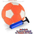 Pikkukuva 2 / 5: Kickerball - Kaarre- ja kierrejalkapallo/jalkapallolelu - Potkaise kuin ammattilaiset, loistava lahja pojille ja tytöille