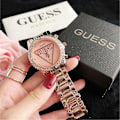 Miniatyrbillede 1 af 2: Rustfrit stål Rhinestone Dameur Casual Quartz Ur Elegant Tilbehør Gave Til Kæreste Mor Kone