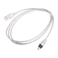 Miniatyrbillede 2 af 5: 140cm/4,5ft USB 2.0 Han til IEEE 1394 4-polet Han Ilink Firewire DV Kabel til DV Kamera