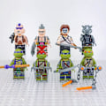 Miniatyrbilde 1 av 5: Teenage Mutant Ninja Turtles Minifigursett med våpentilbehør