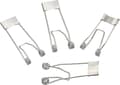 52x19mm Innfelt Spotlight Fjærklips 10 stk. Lysdiode Innfelt Belysningstilbehør Sikkerhetsklemmer for Taklampe