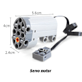 Miniatyrbillede 5 af 5: Tekniske Dele Motor Byggeklods Motor Servo-Motor 88004 til Power Functions Elektrisk Samlet Byggeklods Legetøj