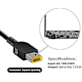 Miniatyrbillede 2 af 4: 135W Oplader Strømforsyning Kompatibel med Lenovo Ideapad Y700-15