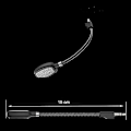 Miniatyrbilde 3 av 5: Mikrofonutskifting for Logitech G Pro X Blue Icepop Kondensatorhodetelefoner