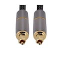 Miniatyrbilde 2 av 5: Optisk lydkabel Digital optisk fiberkabel Toslink 1M SPDIF Koaksialkabel for forsterkere spiller