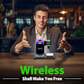 Miniatyrbild 3 av 4: Trådlös Laddstation Multi-Enhet: 3 i 1 Snabb Multi Laddare Ställ för Apple Produkter iPhone 14 13 12 11 Pro Max XS XR X 8 Plus Svart