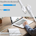 Pikkukuva 5 / 5: 20m - Cat 6 Ethernet-kaapeli - Litteä RJ45-verkkokaapeli - 1000 Mbit/s nopeus - Gigabit LAN-kaapeli - Litteä laajakaistainen Internet-patch-kaapeli PC PS:lle