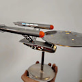 Miniatyrbilde 2 av 5: U.S.S. Enterprise Star Trek Modell NCC-1701 Replika, Rustfritt Stål Romskip Modellpynt For Hjemmedekorasjon Og Samling