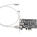 Miniatyrbillede 4 af 4: PCIE PCI-E FIREWIRE IEEE 1394 3 PORT FIRE WIRE CONTROLLER KORT TIL STATIONÆR PC