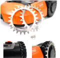 Worx Landroid Klipprobot Traction Hjulklackar Halkskydd Hjul-L Typ 225mm, 2st