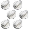 Miniatyrbilde 1 av 5: 6 stk. Universelle Metallkontrollknapper Gasskomfyrknapper 6mm Universelle Kontrollknapper Komfyrknapper for Gasskomfyr Kokeplate Ovn