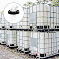 Miniatyrbillede 5 af 5: Låg med IBC Filter, 163mm IBC Lågfilter, IBC Filter Låg med Vaskbart Filter, IBC Låg med DN 75 45 Albue, Regnvandsfilter til IBC Vandtank